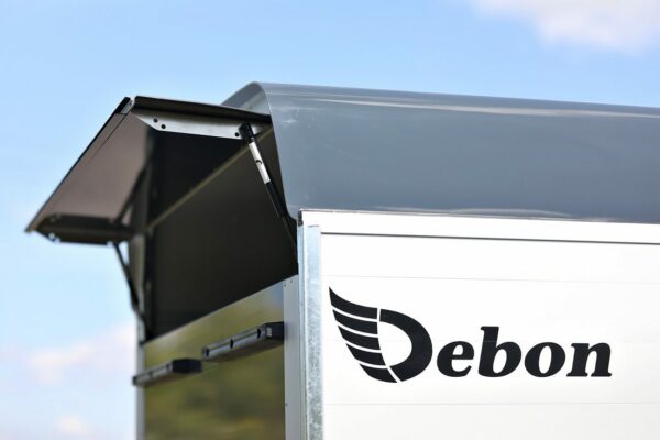 Debon C300 Box Trailer Grey