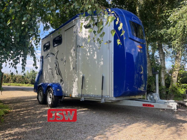 Bockmann Portax LK Horse Trailer Blue