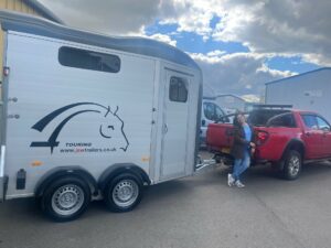 Hand over of the Cheval Liberte Touring Country Horse Trailer