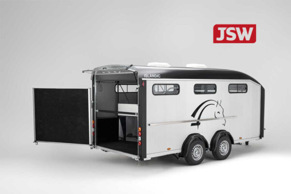 The Islandic by Cheval Liberte Herringbone Horse Trailer, 