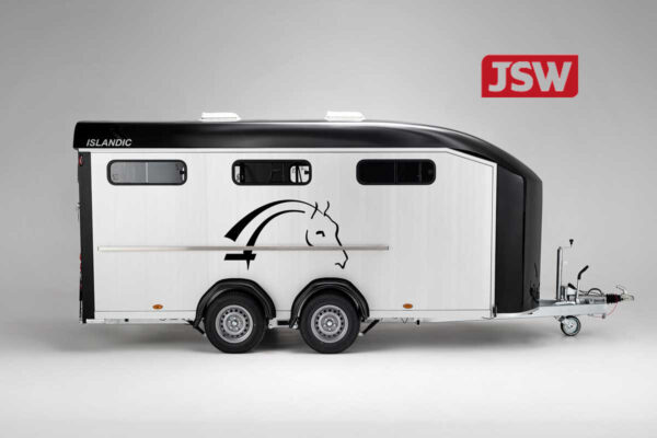 New for 2025. The Islandic by Cheval Liberte Herringbone Horse Trailer