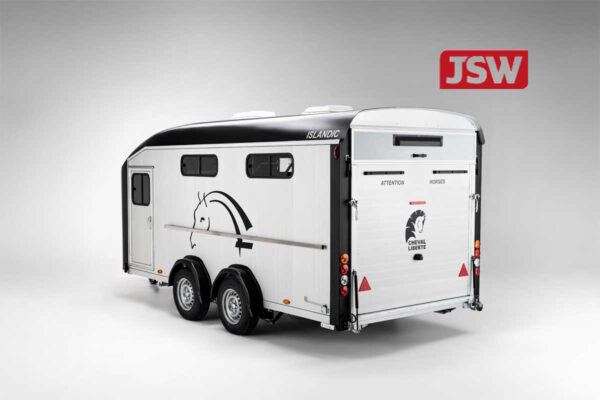 The Islandic by Cheval Liberte Herringbone Horse Trailer,  h