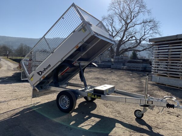 Debon PW0 Rear Tipping Trailer with Mesh