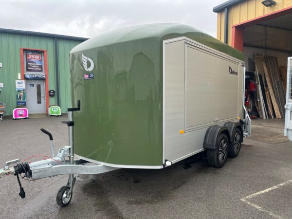 Debon C700 Roadster Van trailer in Green,